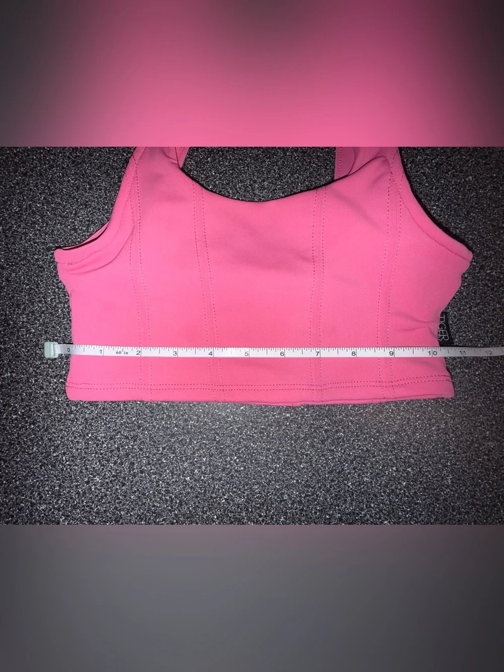Tiger Friday Dance Pink Bra Top Size Child Large